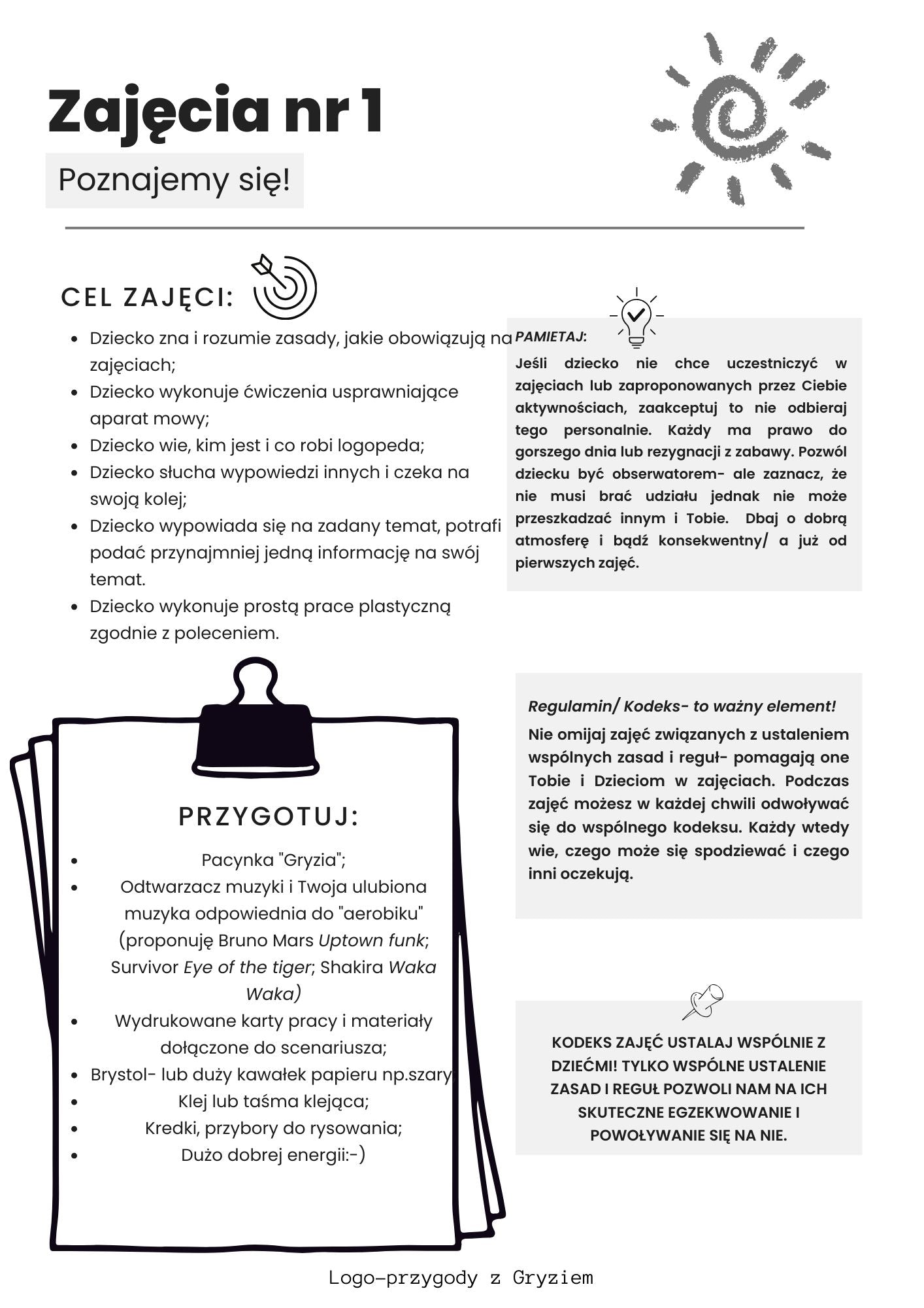 !Program logopedyczny - LOGO PRZYGODY Z GRYZIEM