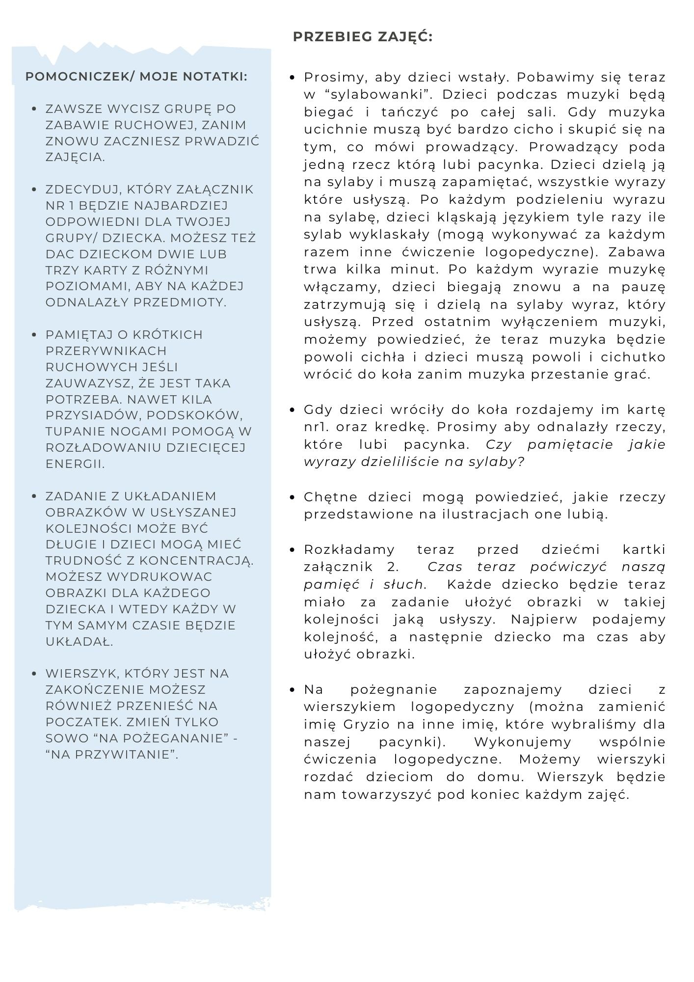 !Program logopedyczny - ODDYCHAM NOSEM CAŁY ROK (edycja 2)