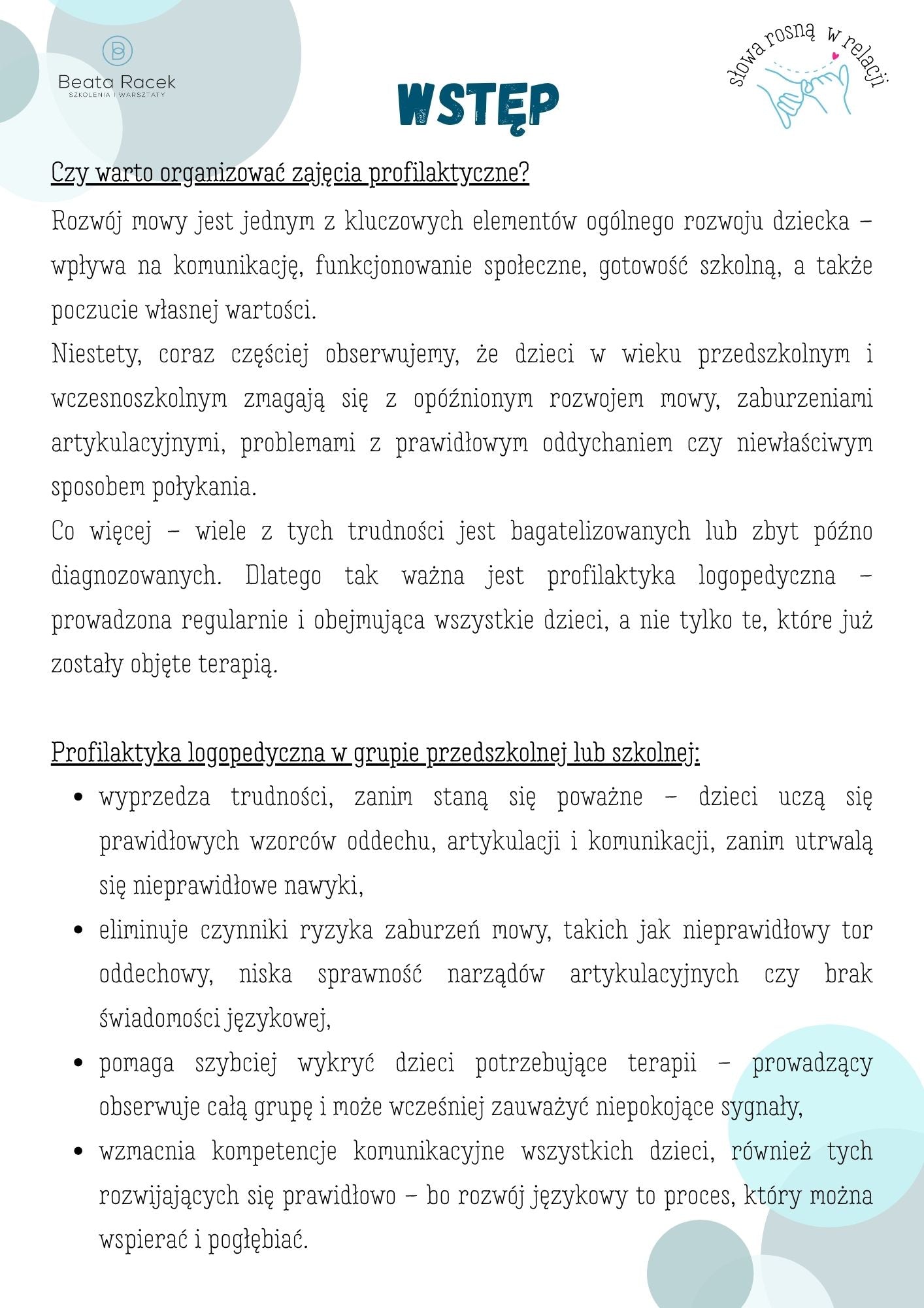 !Program logopedyczny - LOGOPEDYCZNE WĘDRÓWKI-Profilaktyczny program logopedyczny dla starszych grup przedszkolnych i edukacji wczesnoszkolnej.