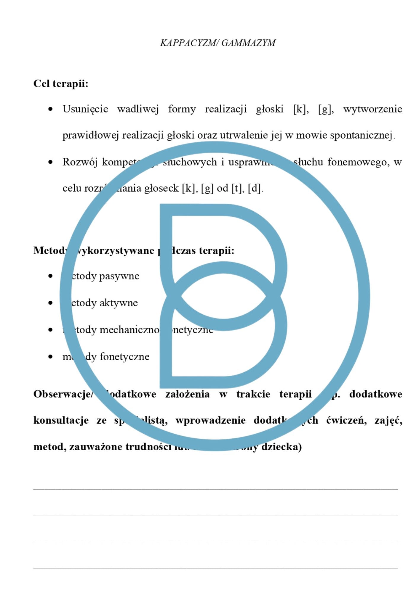 1).Plan pracy logopedy