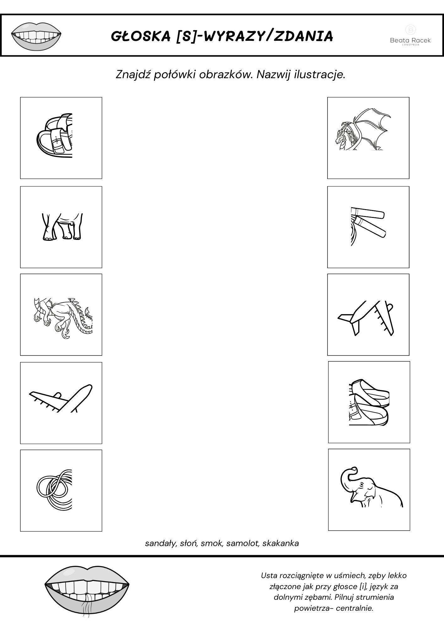 Pod lupą logopedy cz.5 - seplenienie - głoski s,z,dz,c oraz ś,ź,ć,dź
