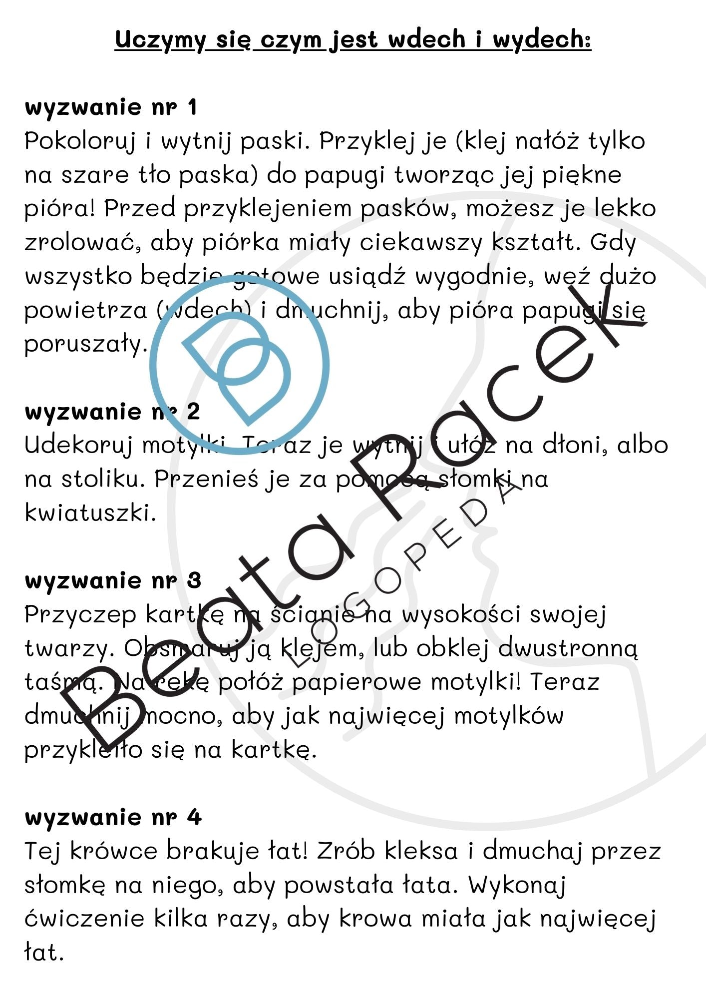 >Zeszyt ćwiczeń oddycham nosem<