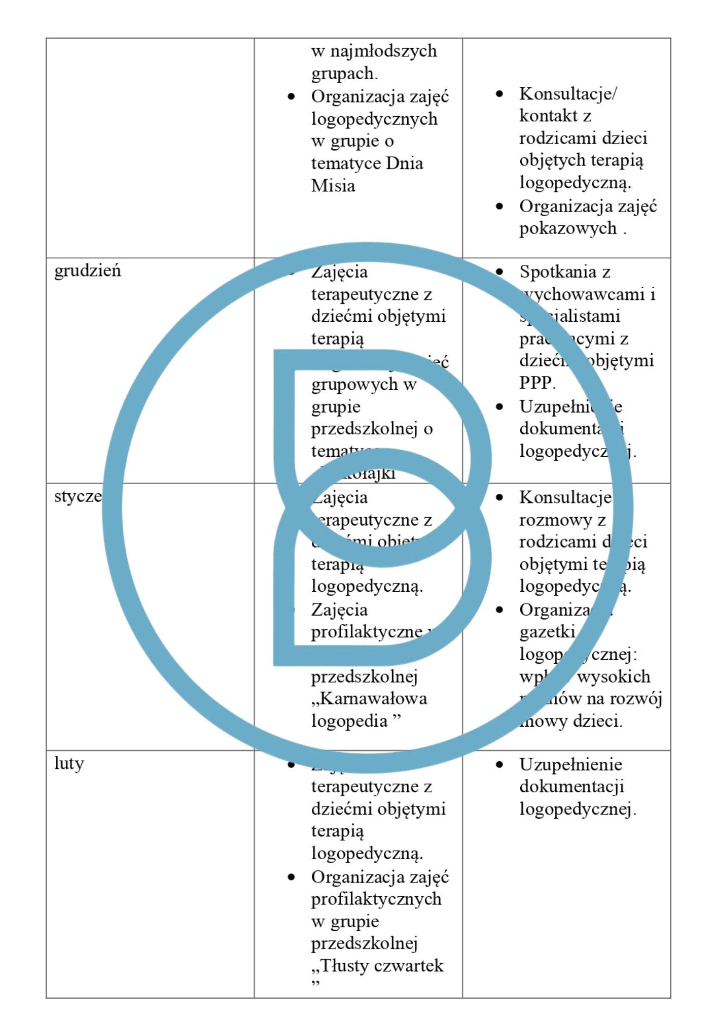 1).Plan pracy logopedy