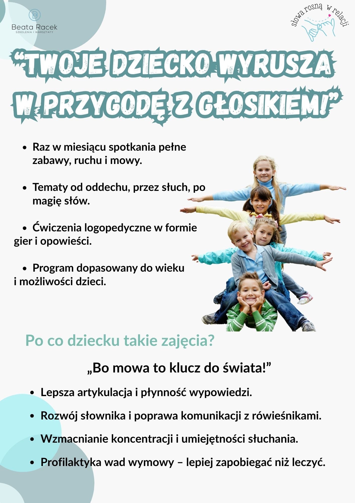 !Program logopedyczny - LOGOPEDYCZNE WĘDRÓWKI-Profilaktyczny program logopedyczny dla starszych grup przedszkolnych i edukacji wczesnoszkolnej.