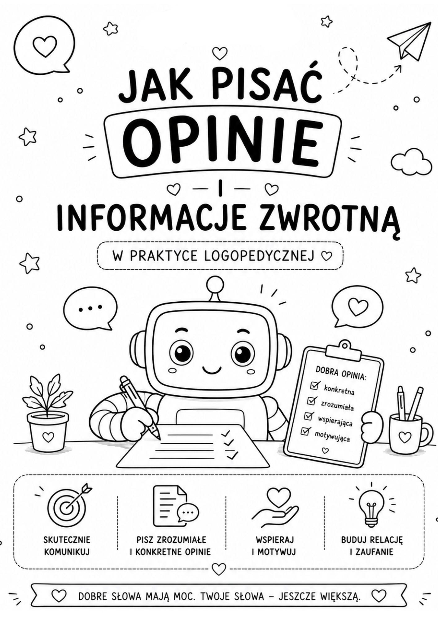 !! Pakiet „Podsumowanie terapii logopedycznej z uważnością i sercem”